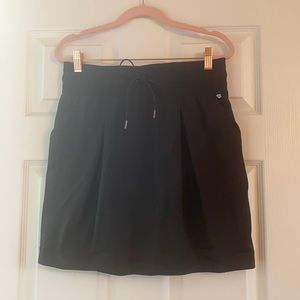 Guess black satin skirt